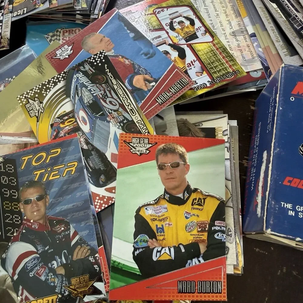 400 Vintage NASCAR Cards Lot Richard Petty Dale Jarrett Rusty Wallace Kenseth